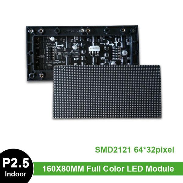 display indoor p2.5 led module 160mm*80mm 64*32 pixels smd2121 full color rgb sign board panel matrix advertising dispaly
display indoor p2.5 led module 160mm*80mm 64*32 pixels smd2121 full color rgb sign board panel matrix advertising dispaly