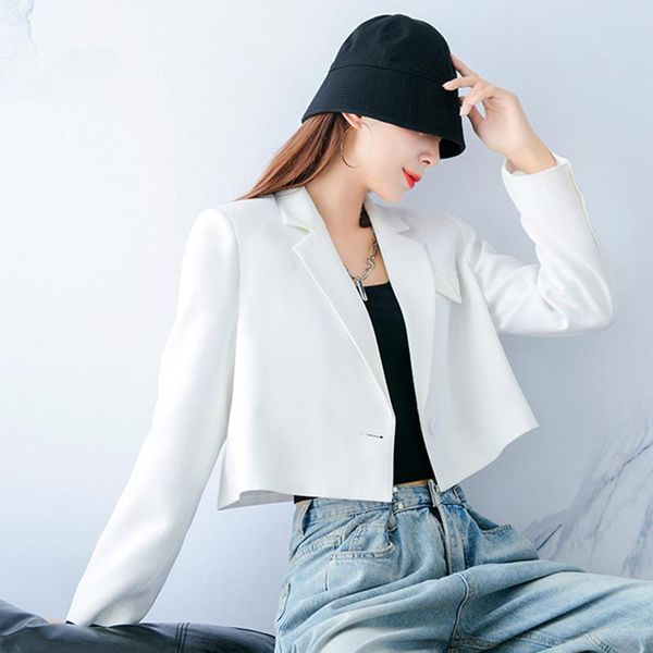 women's suits & blazers short-sleeved suit jacket small thin spring/summer 2021 casual british drop-off, White;black
women's suits & blazers short-sleeved suit jacket small thin spring/summer 2021 casual british drop-off, White;black