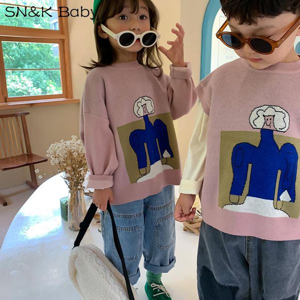pullover autumn winter cartoon knitting pink sweaters for children boys and girls fashion loose casual pullovers, Blue
pullover autumn winter cartoon knitting pink sweaters for children boys and girls fashion loose casual pullovers, Blue