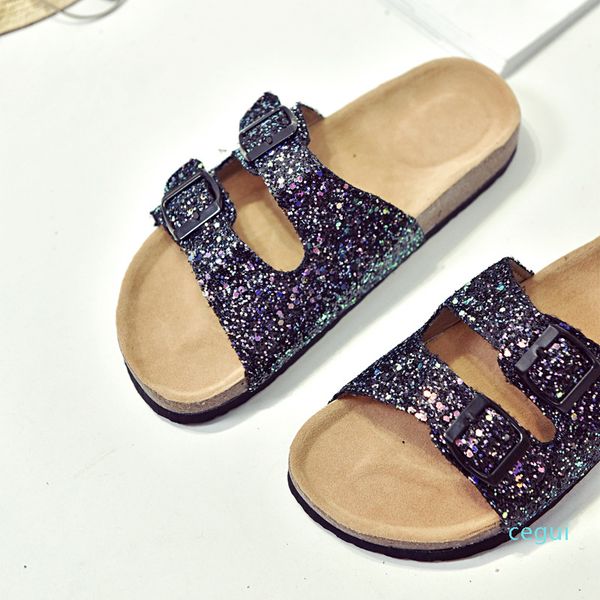 summer women luxury beach cork slippers casual sandals sequins slides double buckle clogs women slip on flip flops flats shoe, Black
summer women luxury beach cork slippers casual sandals sequins slides double buckle clogs women slip on flip flops flats shoe, Black