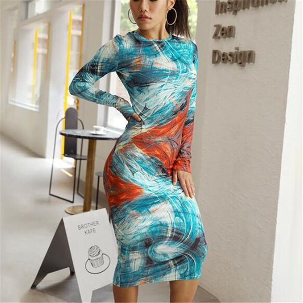 floral print autumn women party dress clubwear bodycon skinny dresses 2021 female fashion slim crew neck vestidos casual, Black;gray
floral print autumn women party dress clubwear bodycon skinny dresses 2021 female fashion slim crew neck vestidos casual, Black;gray