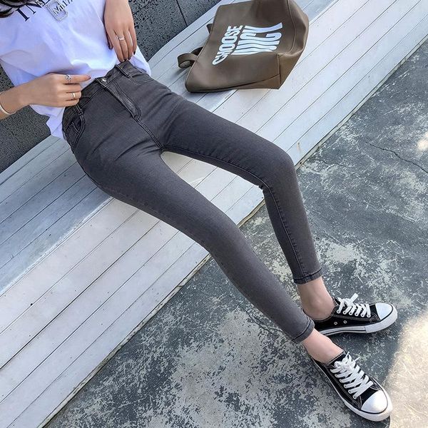 high waist jeans female 2021 autumn and winter fashion trend skinny ankle length pencil pants women women's, Blue
high waist jeans female 2021 autumn and winter fashion trend skinny ankle length pencil pants women women's, Blue