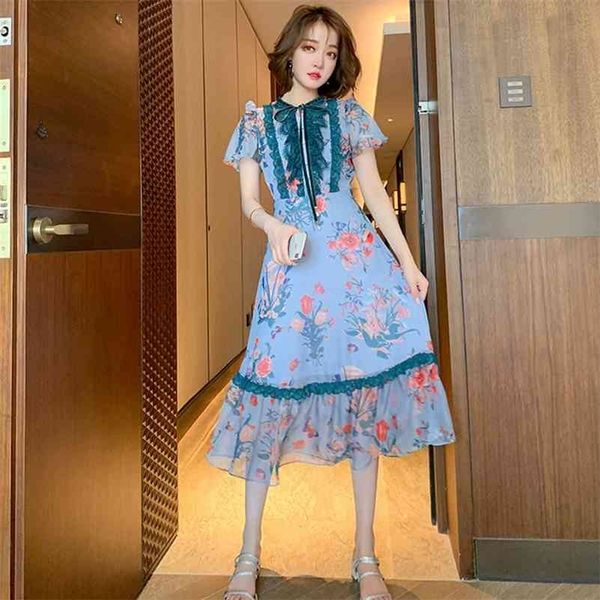 printed stitching lace bow tie waist dress women summer office lady polyester knee-length 210416, Black;gray
printed stitching lace bow tie waist dress women summer office lady polyester knee-length 210416, Black;gray