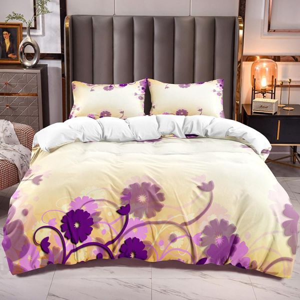 bedding sets floral duvet cover purple flowers girls comforter for kids with zipper closure microfiber
bedding sets floral duvet cover purple flowers girls comforter for kids with zipper closure microfiber