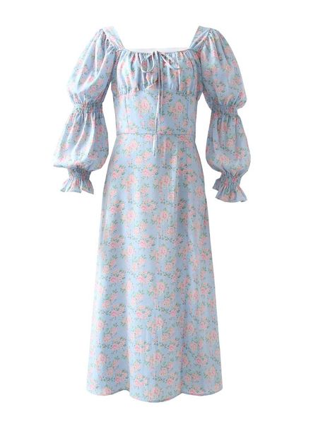 casual dresses jastie 2021 floral print women's dress bow lace-up square neck puff long sleeve midi bohemian vacation beach party, Black;gray
casual dresses jastie 2021 floral print women's dress bow lace-up square neck puff long sleeve midi bohemian vacation beach party, Black;gray