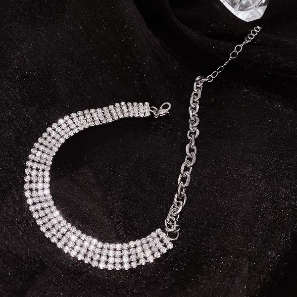chokers stitching zircon necklace trend fashion personality clavicle chain wild short woman unique jewelry gift, Golden;silver
chokers stitching zircon necklace trend fashion personality clavicle chain wild short woman unique jewelry gift, Golden;silver