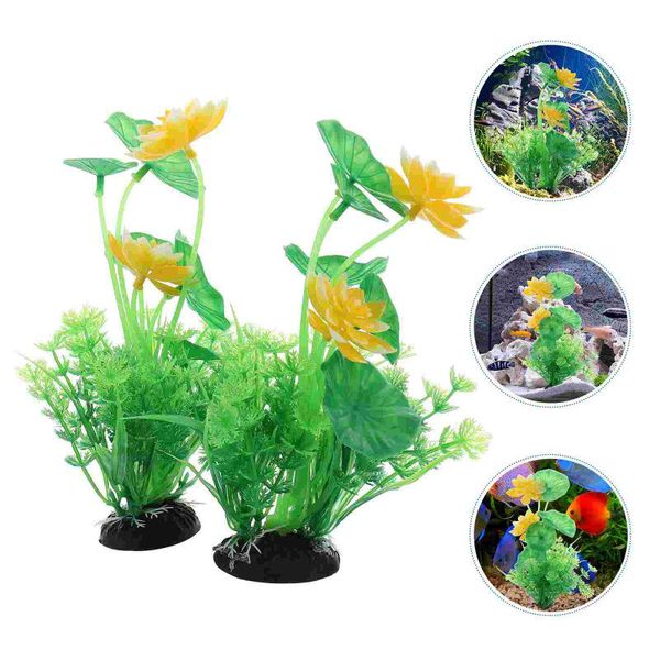 decorative flowers & wreaths 2pcs simulation lotus ornament delicate fish tank landscape
decorative flowers & wreaths 2pcs simulation lotus ornament delicate fish tank landscape