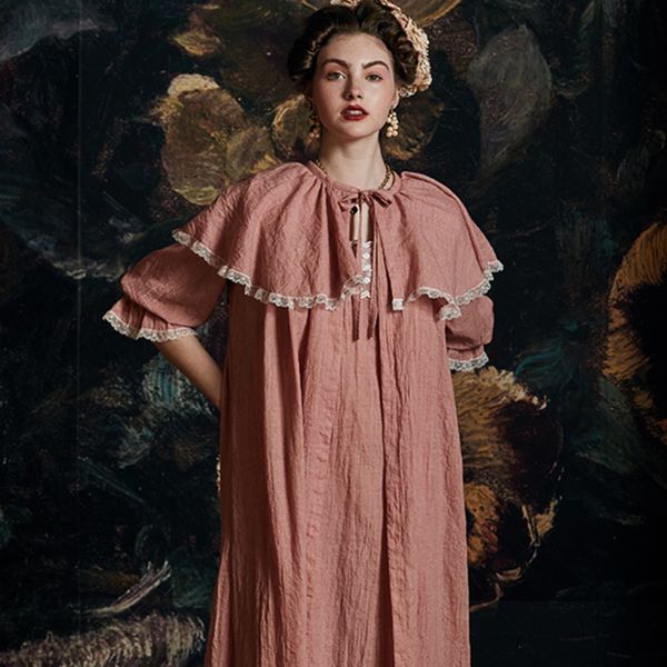 pyjamas robe woman summer autumn sleepwear nightgown cotton leisure set elegant vintage design lymy, Black;white
pyjamas robe woman summer autumn sleepwear nightgown cotton leisure set elegant vintage design lymy, Black;white