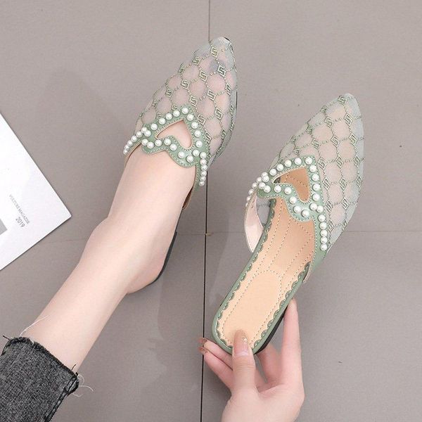 sandals 2021 spring autumn fashion mesh slippers flats women shoes designer pointed toe dress slides lace flip flops, Black
sandals 2021 spring autumn fashion mesh slippers flats women shoes designer pointed toe dress slides lace flip flops, Black