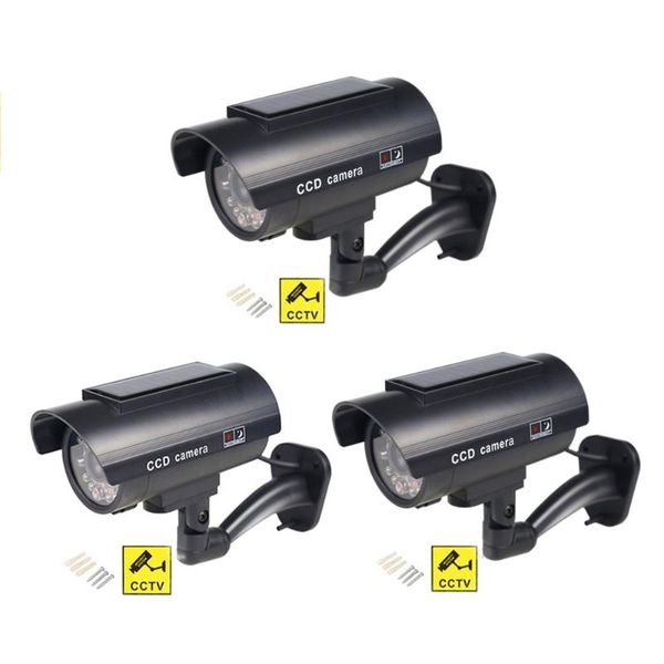 3pcs/1bag fake dummy camera solar simulation waterproof outdoor indoor cctv security surveillance with flashing red led ip cameras
3pcs/1bag fake dummy camera solar simulation waterproof outdoor indoor cctv security surveillance with flashing red led ip cameras