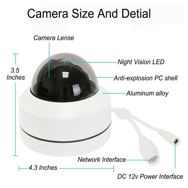 cameras imporx 3x 5mp poe ip outdoor security camera cctv ptz dome p2p onvif h.264 infrared night vision waterproof
cameras imporx 3x 5mp poe ip outdoor security camera cctv ptz dome p2p onvif h.264 infrared night vision waterproof