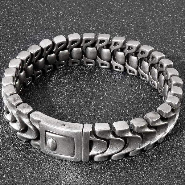 link, chain mens stainless steel 16mm keel bracelet for men 8.46 inches vintage old silver color metal jewellery wholesale items, Black
link, chain mens stainless steel 16mm keel bracelet for men 8.46 inches vintage old silver color metal jewellery wholesale items, Black