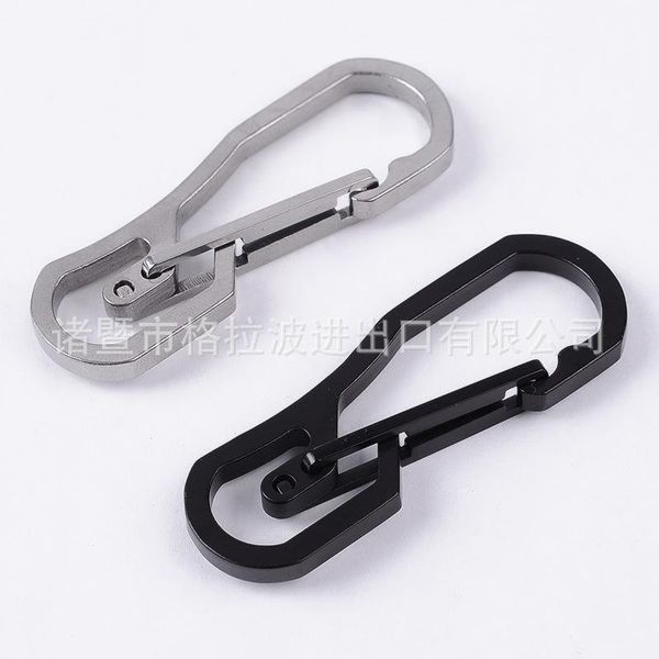 keychains outdoor tactical keychain equipment tools stainless steel multi-function carabiner buckle anti-theft, Silver
keychains outdoor tactical keychain equipment tools stainless steel multi-function carabiner buckle anti-theft, Silver