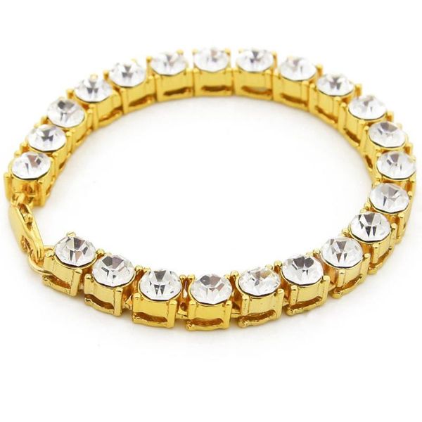 link, chain 8mm wide blingbling wrist bracelet yellow gold filled roound cut zirconina paved womens mens gift hip hop style, Black
link, chain 8mm wide blingbling wrist bracelet yellow gold filled roound cut zirconina paved womens mens gift hip hop style, Black