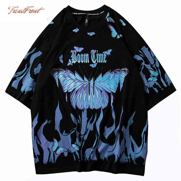 mens hip hop t shirts blue fire flame butterfly streetwear tshirt harajuku summer short sleeve t-shirt cotton tees 210721, White;black
mens hip hop t shirts blue fire flame butterfly streetwear tshirt harajuku summer short sleeve t-shirt cotton tees 210721, White;black