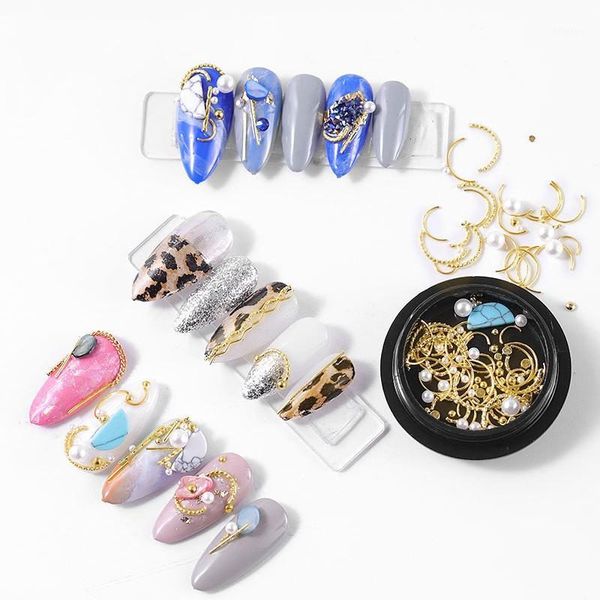 box mixed style nail art decoration glitter alloy rhinestone rivets different shape metal manicure decor tr471, Silver;gold
box mixed style nail art decoration glitter alloy rhinestone rivets different shape metal manicure decor tr471, Silver;gold