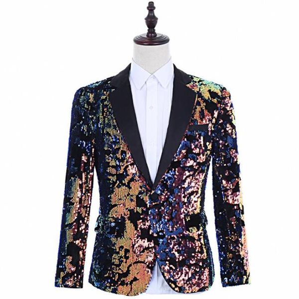 men's suits & blazers singers flip colorful sequins blazer men designs jacket mens stage clothes dance star style dress punk rock, White;black
men's suits & blazers singers flip colorful sequins blazer men designs jacket mens stage clothes dance star style dress punk rock, White;black