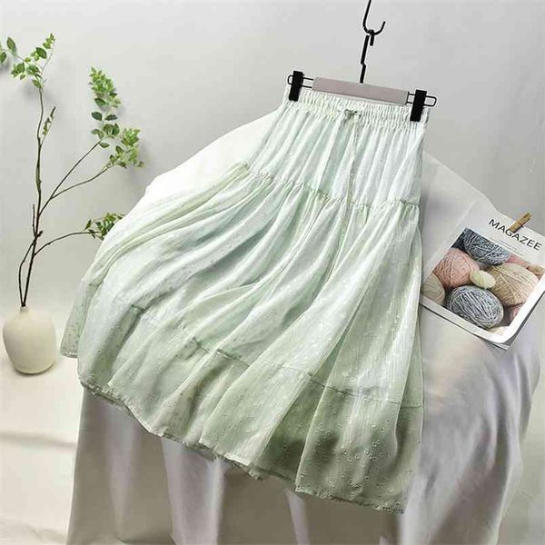 spring arrival simple solid color fresh high waist slimming white net gauze skirt women a-line long 210527, Black
spring arrival simple solid color fresh high waist slimming white net gauze skirt women a-line long 210527, Black