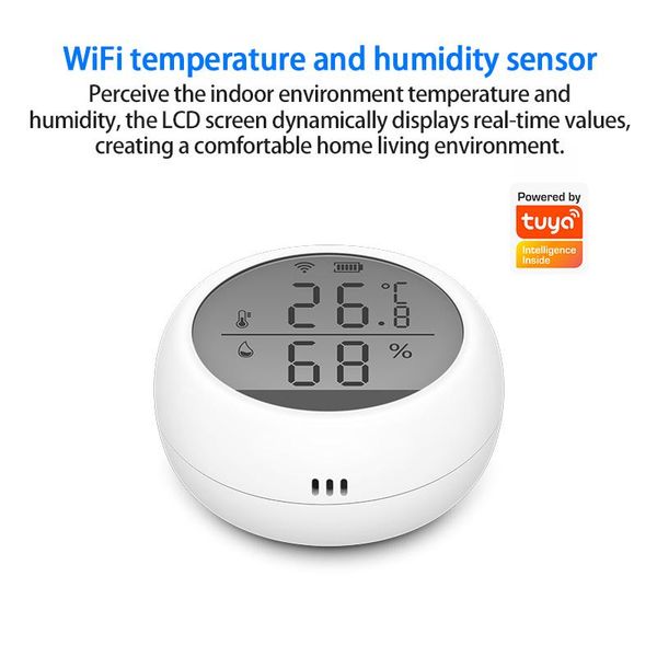 smart home control tuya wifi thermometer sensor adjustable temperature modes app real-time detection suitable for google and alexa
smart home control tuya wifi thermometer sensor adjustable temperature modes app real-time detection suitable for google and alexa