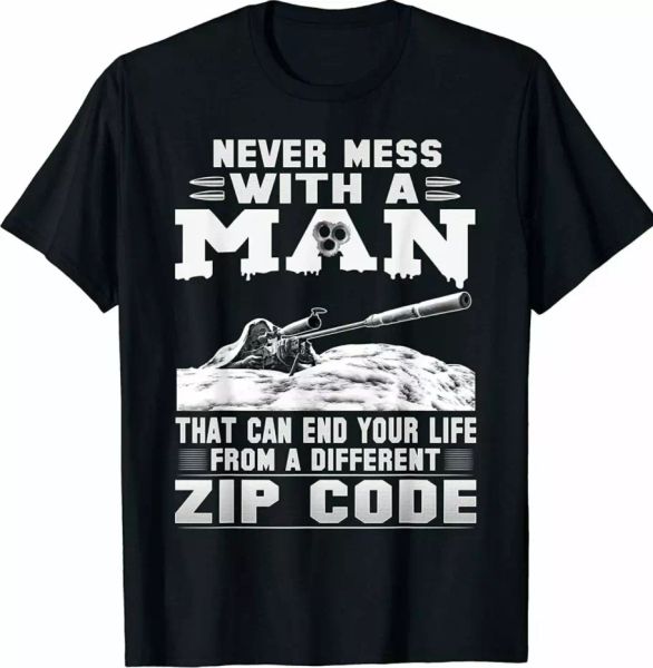 r1 never mess man can end your life sniper army military funny black t-shirt s-6, White;black
r1 never mess man can end your life sniper army military funny black t-shirt s-6, White;black