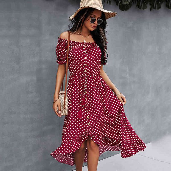 polka dot ruffle slip women dress summer leisure holiday strapless high waist midi dresses fashion casual female bpho long dress 210514, Black;gray
polka dot ruffle slip women dress summer leisure holiday strapless high waist midi dresses fashion casual female bpho long dress 210514, Black;gray