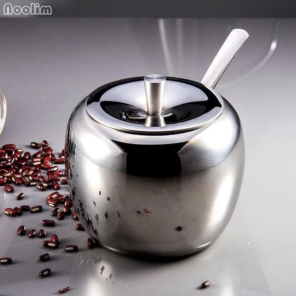 storage bottles & jars noolim stainless steel sugar bowl seasoning jar condiment pot spice container canister cruet with lid and spoon
storage bottles & jars noolim stainless steel sugar bowl seasoning jar condiment pot spice container canister cruet with lid and spoon