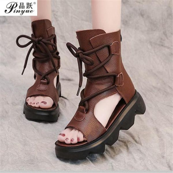 fashion fish mouth soft leather summer roman shoes women sandals platform heighten shoe wedges, Black
fashion fish mouth soft leather summer roman shoes women sandals platform heighten shoe wedges, Black