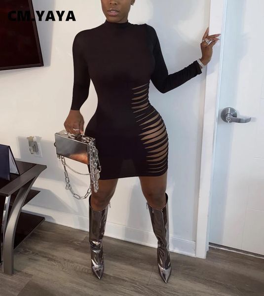 cm.yaya autumn winter women long sleeve o-neck mini dress boycon midi club party night hole hollow out pencil dresses casual, Black;gray
cm.yaya autumn winter women long sleeve o-neck mini dress boycon midi club party night hole hollow out pencil dresses casual, Black;gray