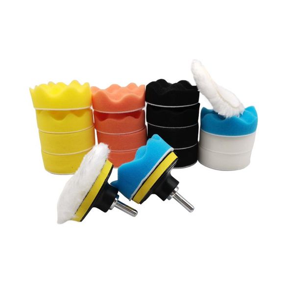 22pcs 3 inch car polish sponge pads set waxing buffer kit hand tool for polisher compound polishing removes scratches care products
22pcs 3 inch car polish sponge pads set waxing buffer kit hand tool for polisher compound polishing removes scratches care products