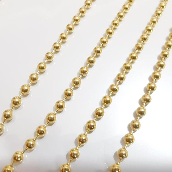 lot 5pcs in bulk stianless steel gold fashion beads beaded chain necklace 3mm 18-32'' women mens jewelry pendant necklaces, Silver
lot 5pcs in bulk stianless steel gold fashion beads beaded chain necklace 3mm 18-32'' women mens jewelry pendant necklaces, Silver