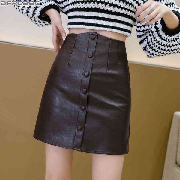 casual dresses vintage high waist leather women's skirts retro mini pencil female single-breasted winter korean short v91c, Black;gray
casual dresses vintage high waist leather women's skirts retro mini pencil female single-breasted winter korean short v91c, Black;gray