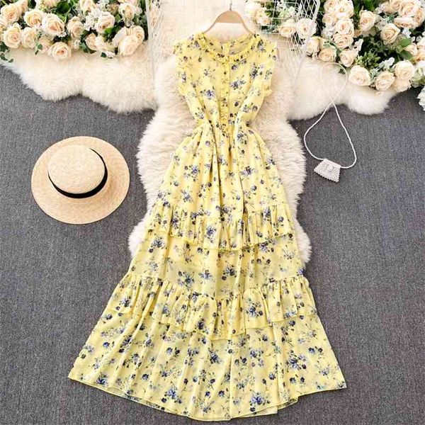 spring style fashion french maxi vestidos female sweet wooden ear round neck slim floral dress c386 210507, Black;gray
spring style fashion french maxi vestidos female sweet wooden ear round neck slim floral dress c386 210507, Black;gray