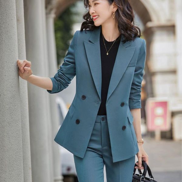 women's two piece pants korean office suit skirt autumn and winter elegant long sleeve loose jacket purple, White
women's two piece pants korean office suit skirt autumn and winter elegant long sleeve loose jacket purple, White