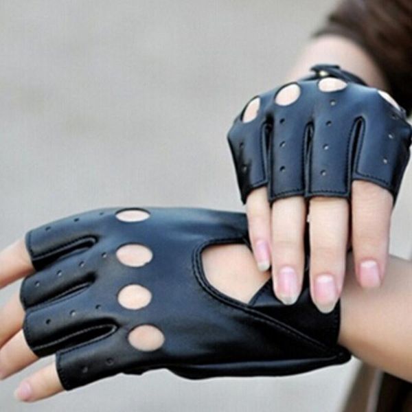 sports gloves 1 pair fashion motor punk black pu leather fingerless solid female half finger driving women men
sports gloves 1 pair fashion motor punk black pu leather fingerless solid female half finger driving women men