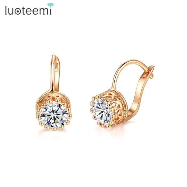stud luoteemi small round earrings for elegant women girls wedding party with +cubic zircon fashion jewelry female pendientes, Golden;silver
stud luoteemi small round earrings for elegant women girls wedding party with +cubic zircon fashion jewelry female pendientes, Golden;silver