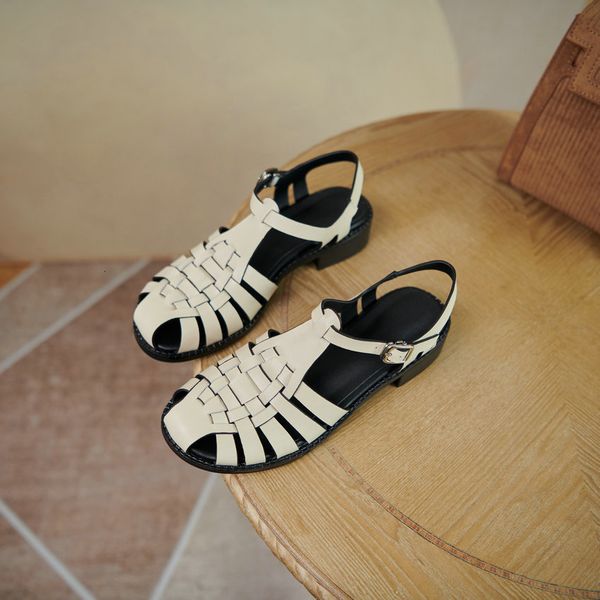 sandals qutaa genuine leather ankle braces women's shoes will see round toe fashion low-heel plaza pomegranate sandals size 34-40 tlly, Black
sandals qutaa genuine leather ankle braces women's shoes will see round toe fashion low-heel plaza pomegranate sandals size 34-40 tlly, Black