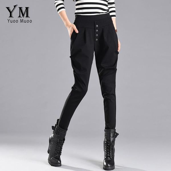 women's pants & capris yuoomuoo 2021 women high waist pencil harem casual buttons design plus size black trousers joggers, Black;white
women's pants & capris yuoomuoo 2021 women high waist pencil harem casual buttons design plus size black trousers joggers, Black;white