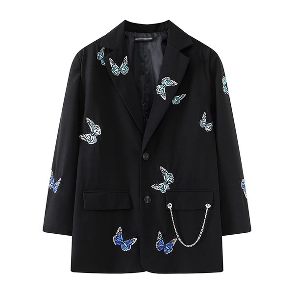 chic girls butterfly embroidery jackets fashion ladies sweet coats stylish women streetwear jacket outfits 210427, White;black
chic girls butterfly embroidery jackets fashion ladies sweet coats stylish women streetwear jacket outfits 210427, White;black