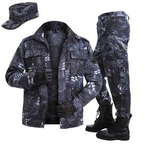 camouflage suit men's spring and autumn youth lapel long sleeve labor protection clothing 210916, Gray
camouflage suit men's spring and autumn youth lapel long sleeve labor protection clothing 210916, Gray