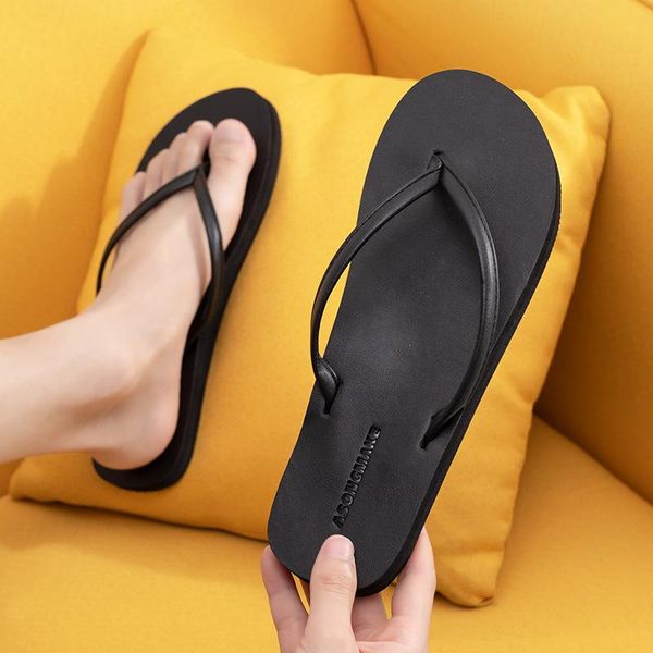 slippers 2021 women's beach solid color couple outdoor soft bottom summer sandals women men, Black
slippers 2021 women's beach solid color couple outdoor soft bottom summer sandals women men, Black