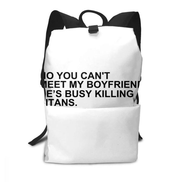 backpack shingeki no kyojin titan killing boyfriend backpacks print shopping bag men - women trendy teen bags
backpack shingeki no kyojin titan killing boyfriend backpacks print shopping bag men - women trendy teen bags