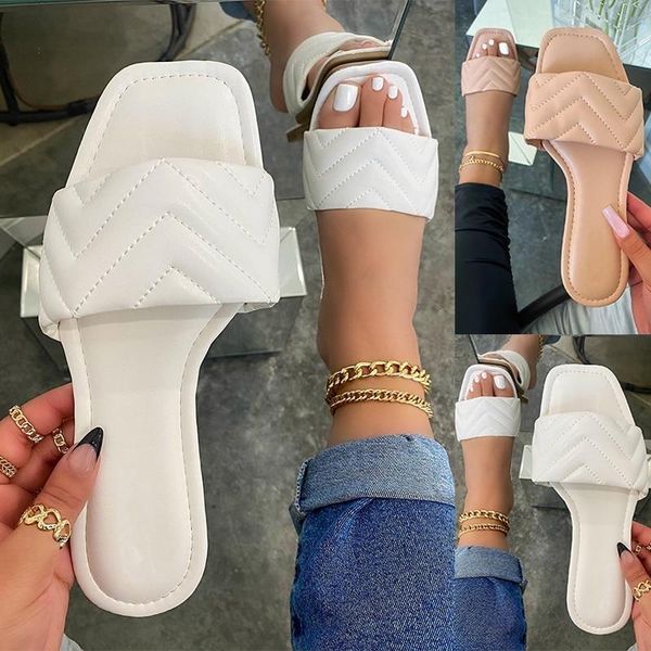soft leather woven slippers women summer 2021 flat heels beach casual slides shoes woman outdoor sandals flip flops muter, Black 
soft leather woven slippers women summer 2021 flat heels beach casual slides shoes woman outdoor sandals flip flops muter, Black