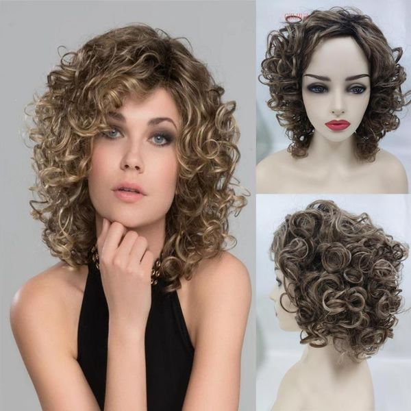 synthetic wigs women natural curly wavy for american fashion brown hair fancy dress party hairstyle, Black
synthetic wigs women natural curly wavy for american fashion brown hair fancy dress party hairstyle, Black
