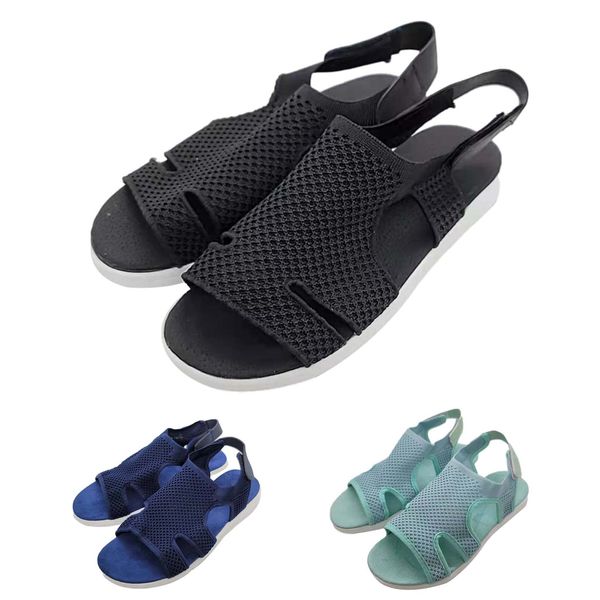 weave vamp sandals summer women sandals flat shoes breathable open toe shoes solid color beach outdoor lady non-slip sandals, Black
weave vamp sandals summer women sandals flat shoes breathable open toe shoes solid color beach outdoor lady non-slip sandals, Black