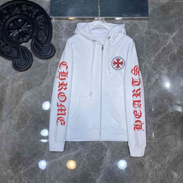 hoodies sweartshirts chromes 21ss correct red sanskrit letter flower arm horseshoe zipper, Black
hoodies sweartshirts chromes 21ss correct red sanskrit letter flower arm horseshoe zipper, Black