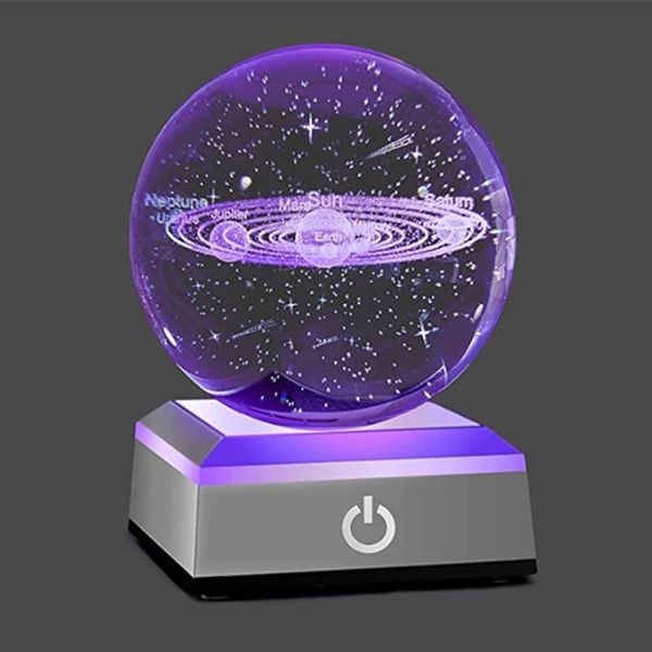 novelty items solar system planet christmas spheres crystal ball globe 3d laser engraved with touch switch led light base home decor gift
novelty items solar system planet christmas spheres crystal ball globe 3d laser engraved with touch switch led light base home decor gift