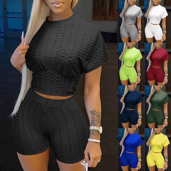 gym clothing womens tracksuits breathable sportswear summer pure color yoga sports workout ladies short sleeve shorts set #4, White;black
gym clothing womens tracksuits breathable sportswear summer pure color yoga sports workout ladies short sleeve shorts set #4, White;black