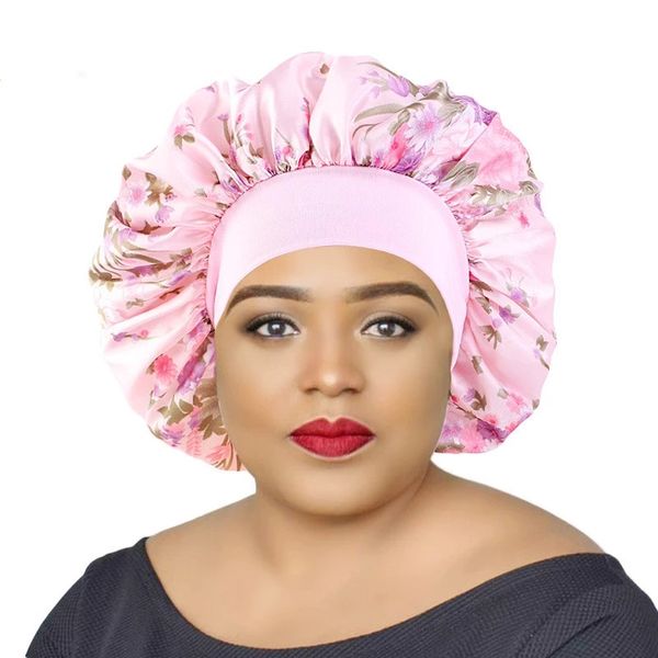 36cm adjust solid satin bonnet caps women night sleep hat silk head wrap shower cap long hair styling accessories, Blue;gray
36cm adjust solid satin bonnet caps women night sleep hat silk head wrap shower cap long hair styling accessories, Blue;gray