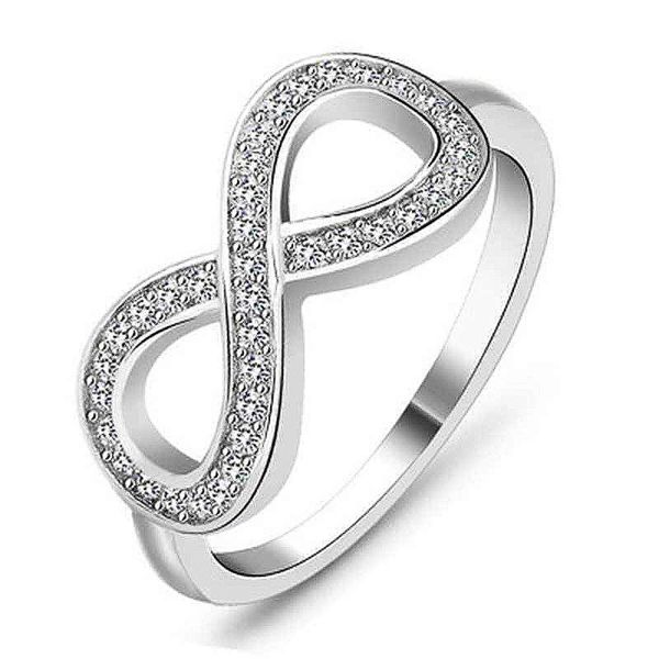 band classic simple women ring eight shaped infinity symbol rings charm personality hollow rhinestone jewelry, Silver
band classic simple women ring eight shaped infinity symbol rings charm personality hollow rhinestone jewelry, Silver