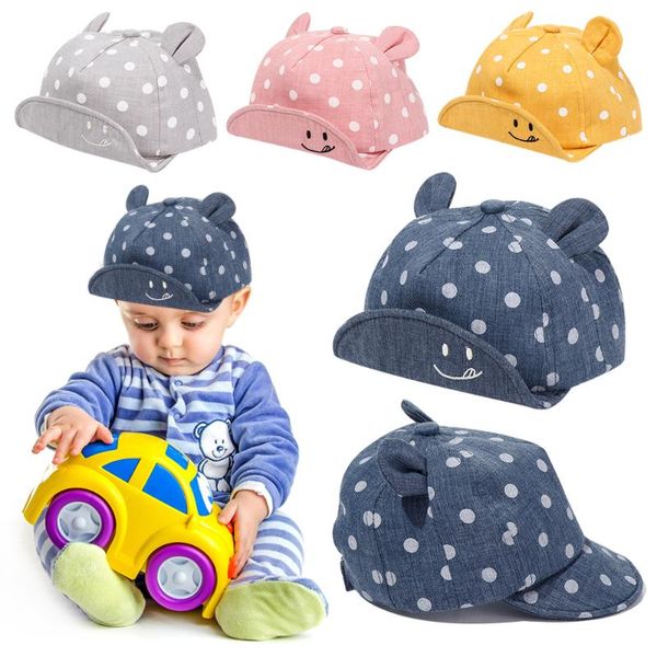 children polka dot sun hat baby kids baseball cap spring summer boys girls peaked pography road sunhat with cute ears caps & hats, Yellow
children polka dot sun hat baby kids baseball cap spring summer boys girls peaked pography road sunhat with cute ears caps & hats, Yellow